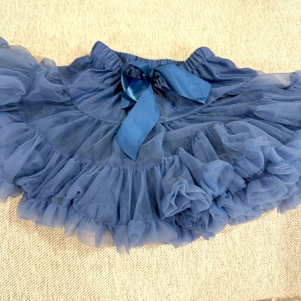 Charming Navy Tulle Skirt for Kids